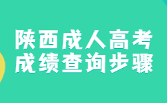 陜西成考成績查詢